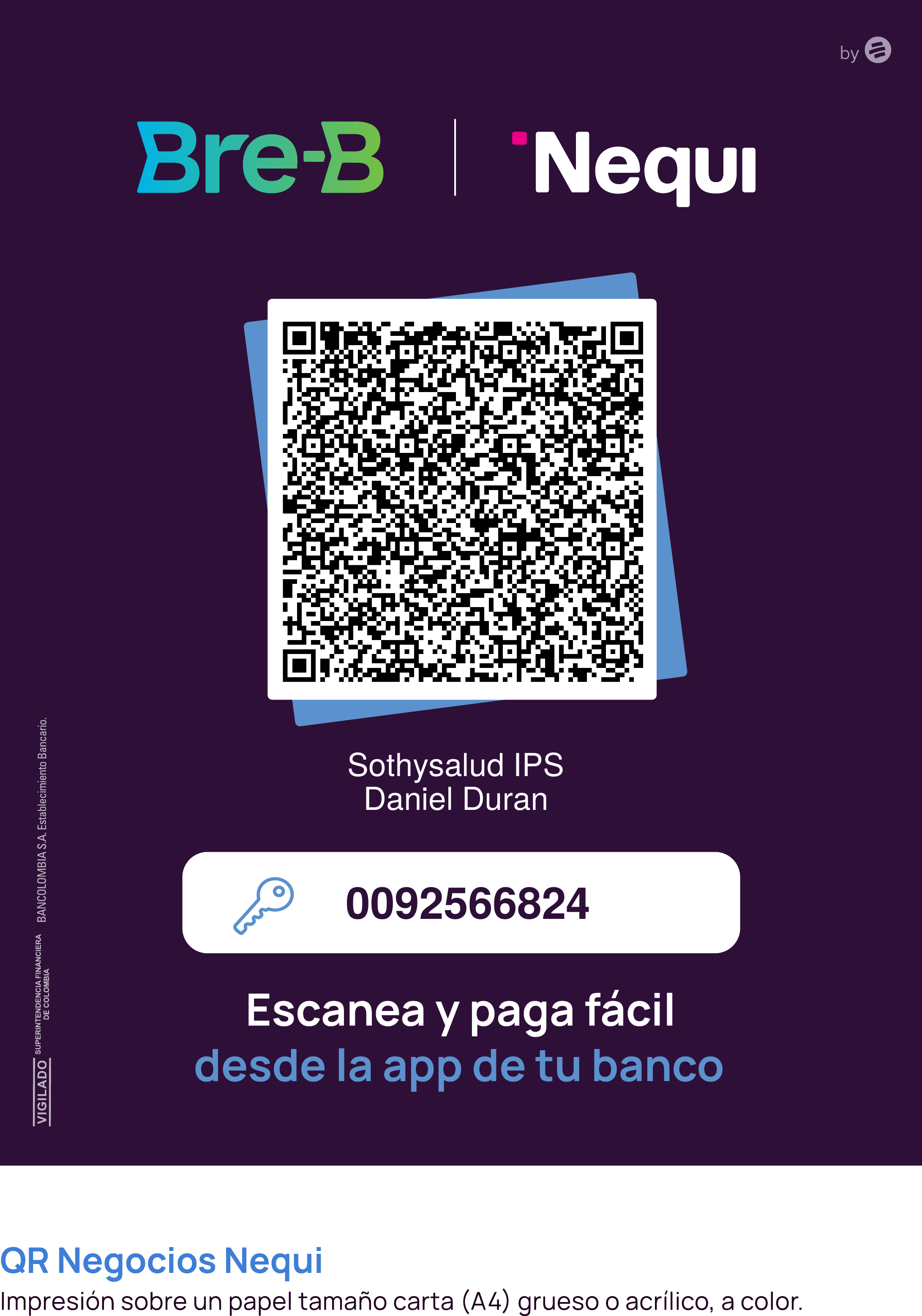 QR Nequi Sothysalud IPS